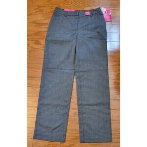 NWT 212 Collection Black Straight Leg Natural Fit Dress Pants Size 6 Avg